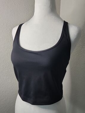all in motion Black Scoop Sports Bra Long Line Tank
